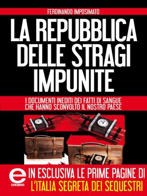 cover image of La Repubblica delle stragi impunite